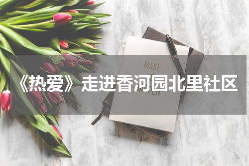 《热爱》走进香河园北里社区