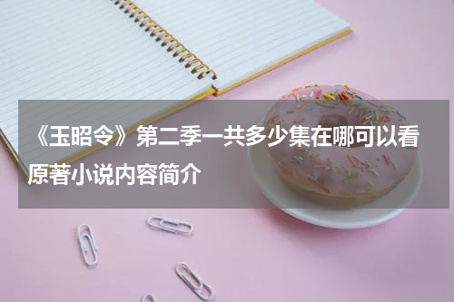 《玉昭令》第二季一共多少集在哪可以看 原著小说内容简介
