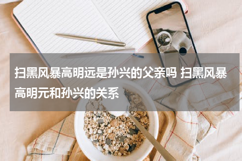 扫黑风暴高明远是孙兴的父亲吗 扫黑风暴高明元和孙兴的关系
