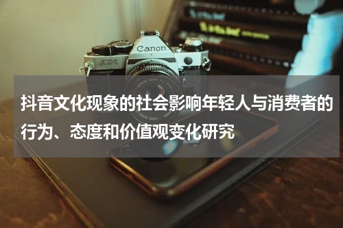 抖音文化现象的社会影响年轻人与消费者的行为、态度和价值观变化研究